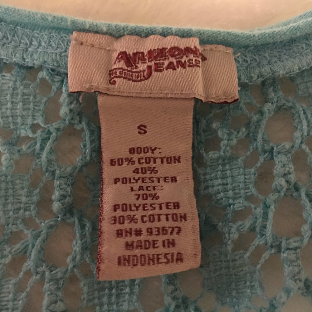 Crochet Racerback Tank Top - Small - Picture 2 of 3